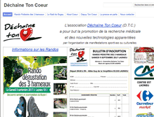 Tablet Screenshot of dechainetoncoeur.fr